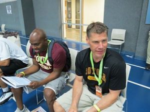 Head Coach Porter Moser and Assistant Emanuel Dildy - Loyola University