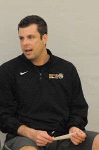 Head Coach Parkinson IUPUI at the Nike Spring Showdown
