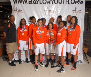 Lady Reign Took home a trophy from this Baylor Event
